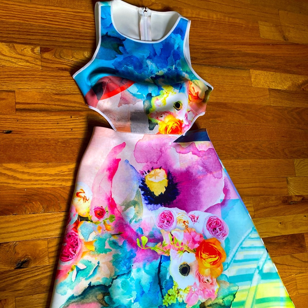 Clover canyon dress size med waist cut out